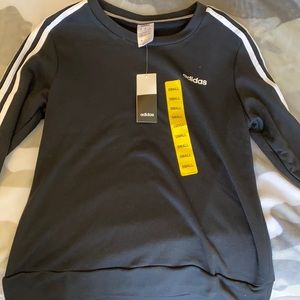 Black and White Adidas Shirt